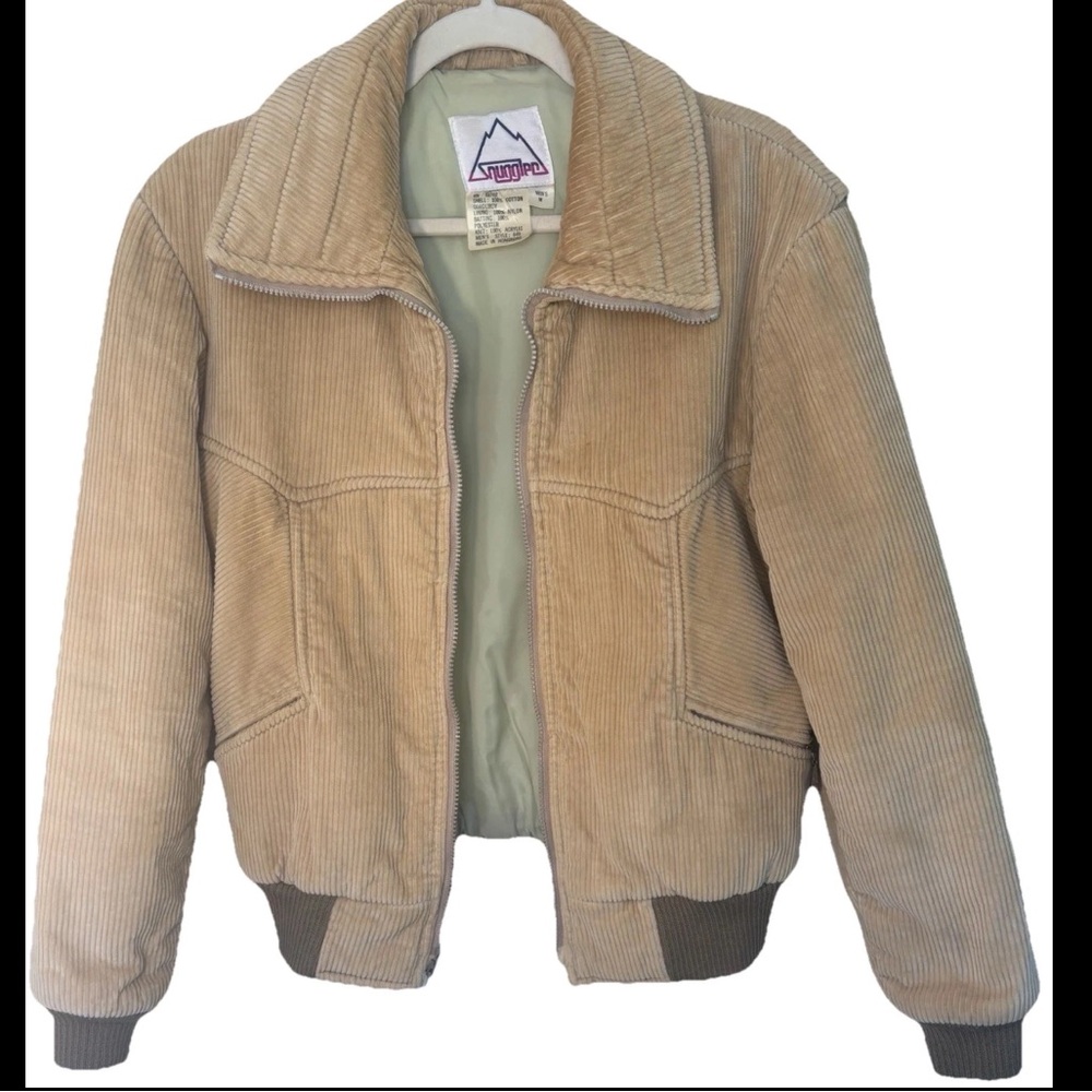 Vintage, Snuggler, 80’s, Tan Ski Jacket